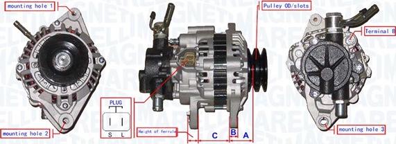 Magneti Marelli 063731711010 - Alternatore autozon.pro