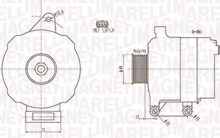 Magneti Marelli 063731780010 - Alternatore autozon.pro