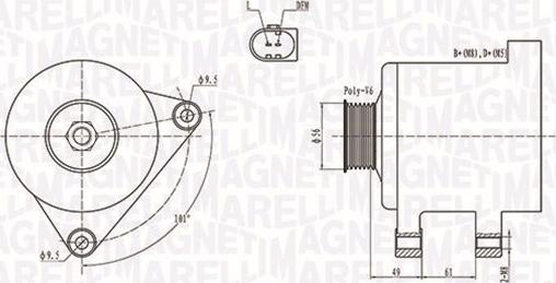 Magneti Marelli 063731782010 - Alternatore autozon.pro