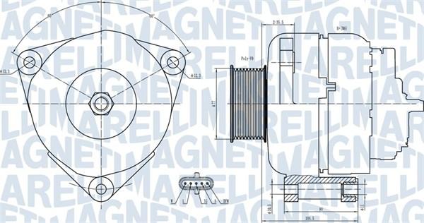 Magneti Marelli 063731739010 - Alternatore autozon.pro