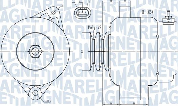 Magneti Marelli 063731724010 - Alternatore autozon.pro