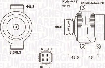 Magneti Marelli 063731726010 - Alternatore autozon.pro