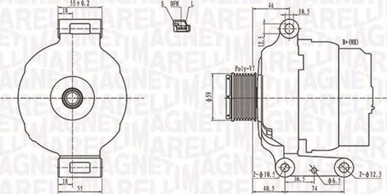 Magneti Marelli 063731779010 - Alternatore autozon.pro