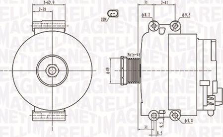 Magneti Marelli 063731774010 - Alternatore autozon.pro