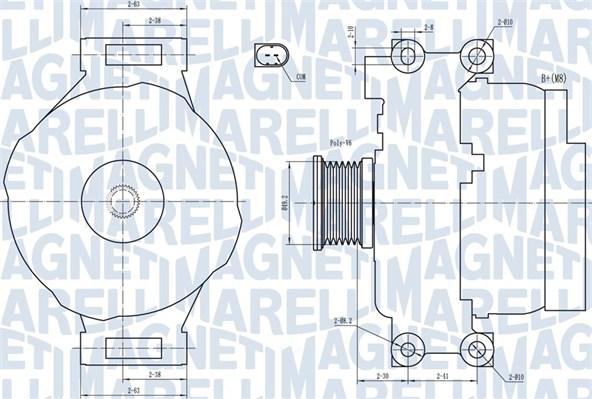 Magneti Marelli 063731773010 - Alternatore autozon.pro