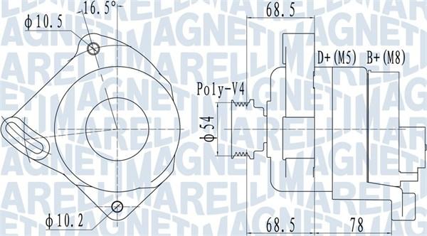 Magneti Marelli 063732094010 - Alternatore autozon.pro