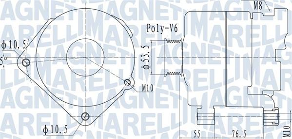 Magneti Marelli 063732095010 - Alternatore autozon.pro