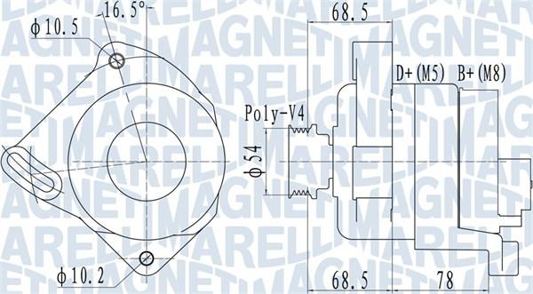 Magneti Marelli 063732096010 - Alternatore autozon.pro