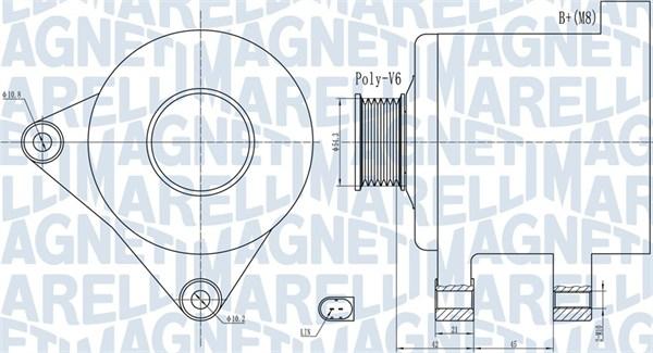 Magneti Marelli 063732091010 - Alternatore autozon.pro