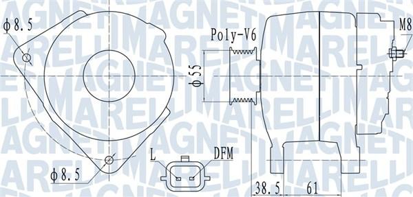 Magneti Marelli 063732098010 - Alternatore autozon.pro