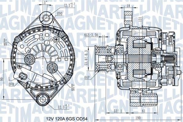 Magneti Marelli 063732045010 - Alternatore autozon.pro