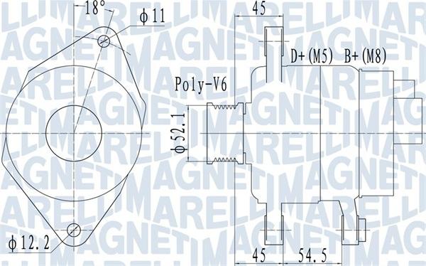 Magneti Marelli 063732048010 - Alternatore autozon.pro