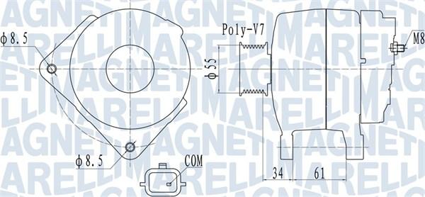 Magneti Marelli 063732054010 - Alternatore autozon.pro