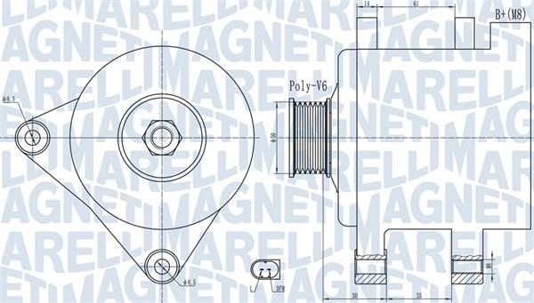 Magneti Marelli 063732056010 - Alternatore autozon.pro