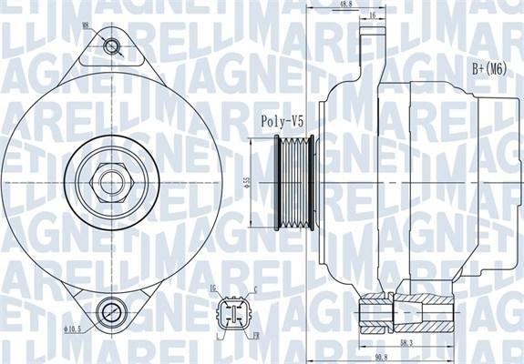 Magneti Marelli 063732004010 - Alternatore autozon.pro