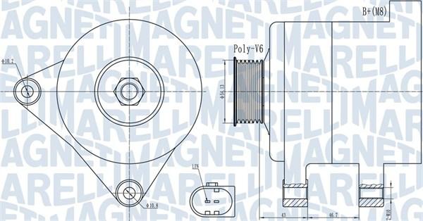 Magneti Marelli 063732000010 - Alternatore autozon.pro