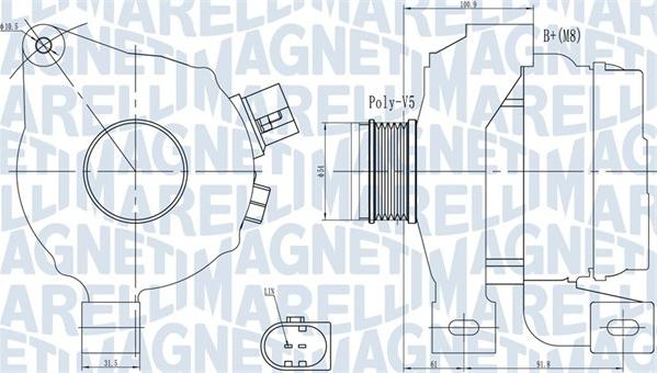 Magneti Marelli 063732001010 - Alternatore autozon.pro