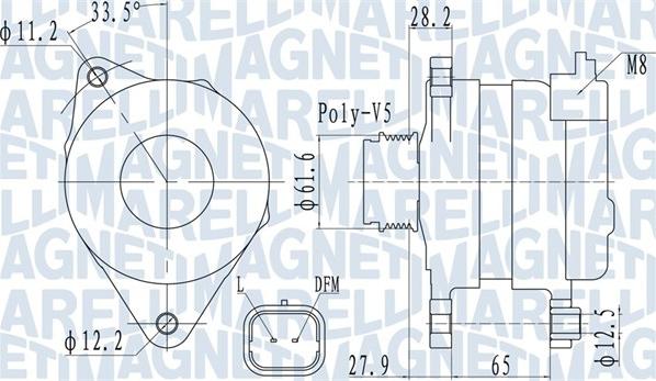 Magneti Marelli 063732016010 - Alternatore autozon.pro