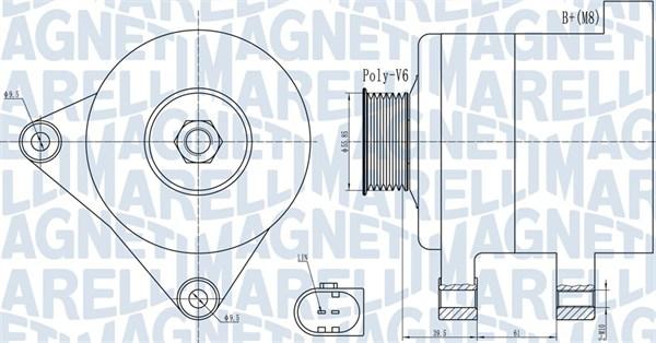 Magneti Marelli 063732011010 - Alternatore autozon.pro