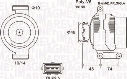 Magneti Marelli 063732034010 - Alternatore autozon.pro