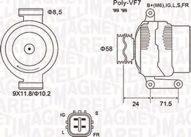 Magneti Marelli 063732036010 - Alternatore autozon.pro