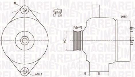 Magneti Marelli 063732026010 - Alternatore autozon.pro