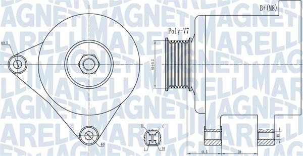 Magneti Marelli 063732078010 - Alternatore autozon.pro