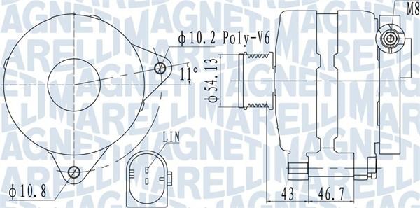 Magneti Marelli 063732113010 - Alternatore autozon.pro