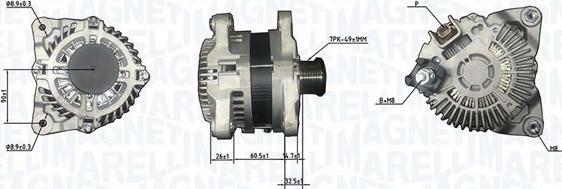 Magneti Marelli 063732186010 - Alternatore autozon.pro