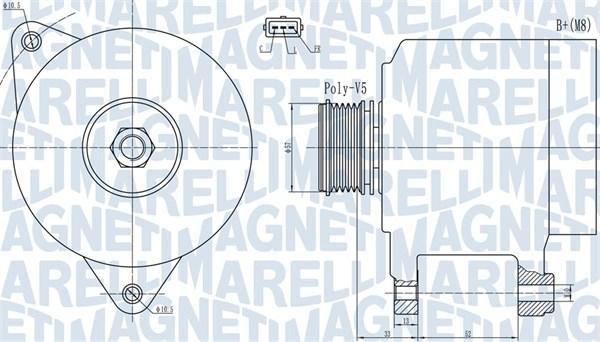 Magneti Marelli 063732133010 - Alternatore autozon.pro