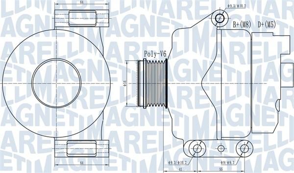 Magneti Marelli 063732132010 - Alternatore autozon.pro