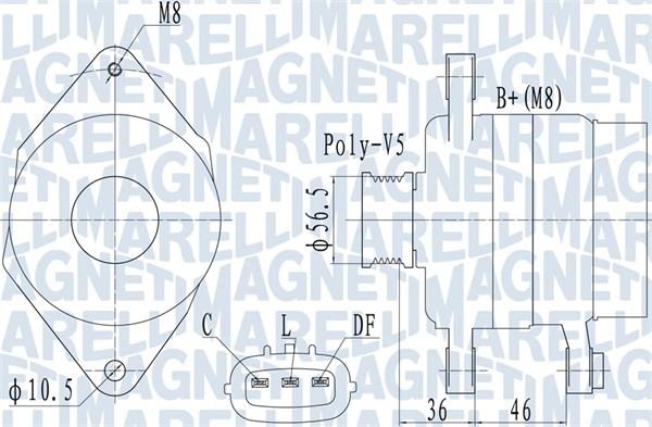 Magneti Marelli 063732127010 - Alternatore autozon.pro