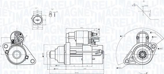 Magneti Marelli 063725634010 - Motorino d'avviamento autozon.pro