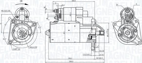 Magneti Marelli 063725399010 - Motorino d'avviamento autozon.pro