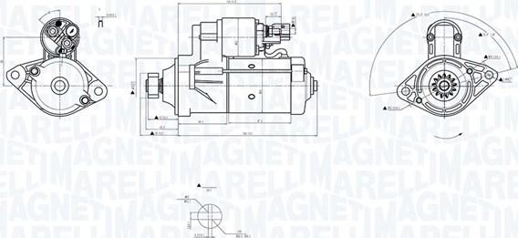 Magneti Marelli 063726156010 - Motorino d'avviamento autozon.pro