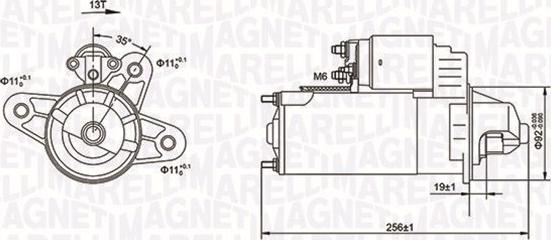 Magneti Marelli 063720977010 - Motorino d'avviamento autozon.pro