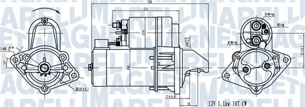 Magneti Marelli 063720519010 - Motorino d'avviamento autozon.pro