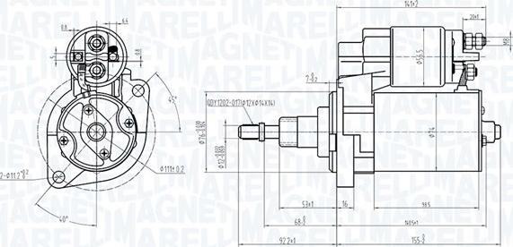 Magneti Marelli 063720601010 - Motorino d'avviamento autozon.pro