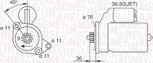 Magneti Marelli 063720618010 - Motorino d'avviamento autozon.pro