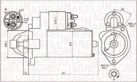 Magneti Marelli 063720624010 - Motorino d'avviamento autozon.pro