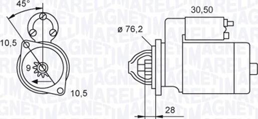 Magneti Marelli 063720040010 - Motorino d'avviamento autozon.pro