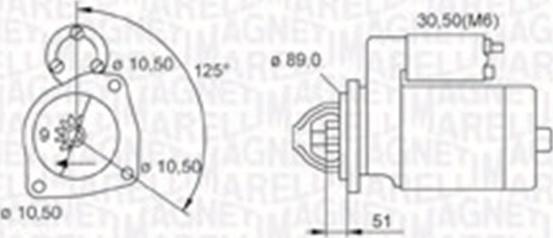 Magneti Marelli 063720008010 - Motorino d'avviamento autozon.pro