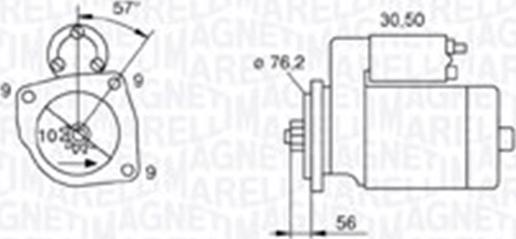 Magneti Marelli 063720801010 - Motorino d'avviamento autozon.pro