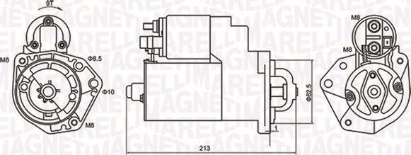 Magneti Marelli 063720880010 - Motorino d'avviamento autozon.pro