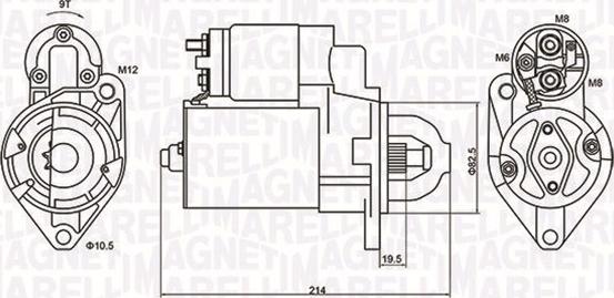 Magneti Marelli 063720879010 - Motorino d'avviamento autozon.pro