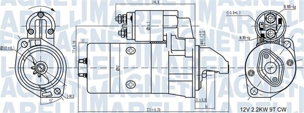 Magneti Marelli 063720350010 - Motorino d'avviamento autozon.pro