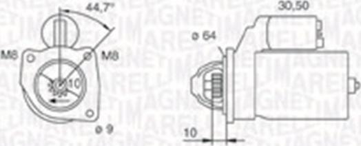 Magneti Marelli 063720371010 - Motorino d'avviamento autozon.pro