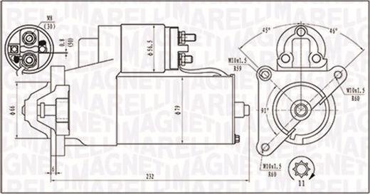 Magneti Marelli 063720373010 - Motorino d'avviamento autozon.pro