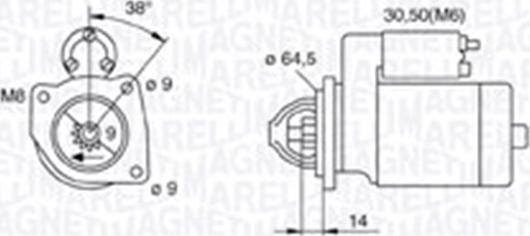 Magneti Marelli 063720796010 - Motorino d'avviamento autozon.pro