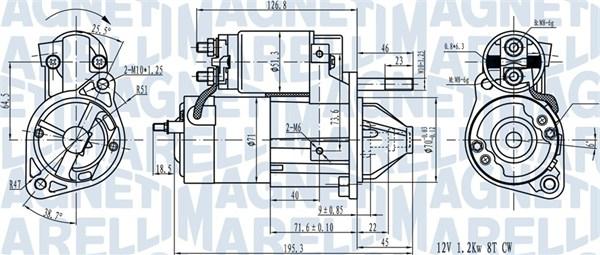 Magneti Marelli 063721492010 - Motorino d'avviamento autozon.pro